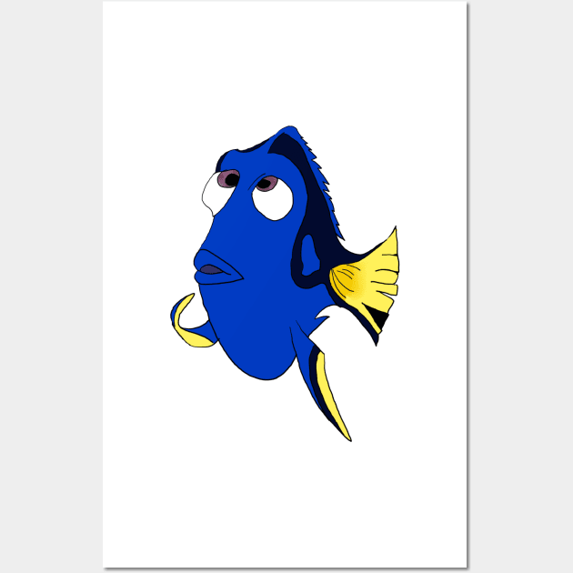 Dory- Finding Nemo Wall Art by LeeAnnaRose96